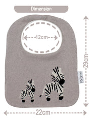 Cotton Knitted Zebra Bib Apron